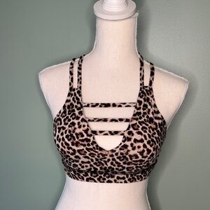 Zyia Leopard Grid bra